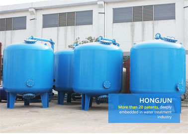 浄水の植物のための青い自動マルチメディア フィルター水処理95-99%のDesalting率